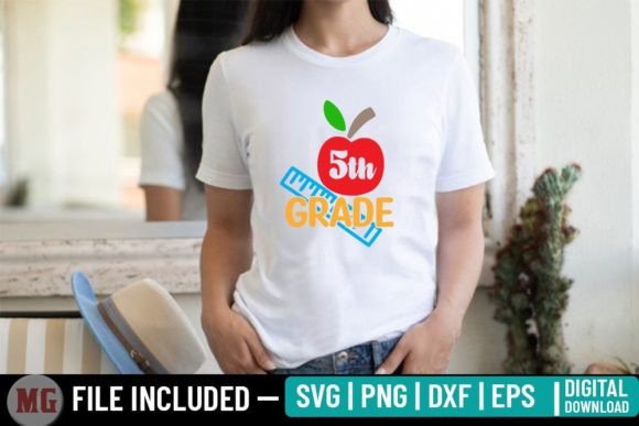 5th Grade - Back to School SVG: A Versatile Design for Creative Projects