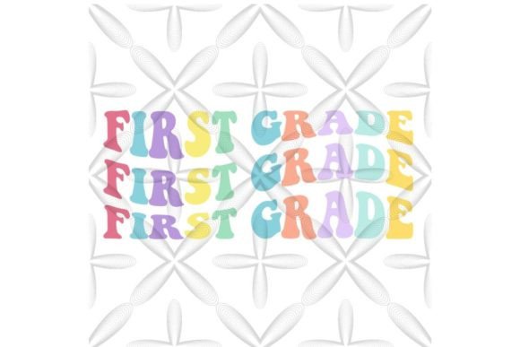 Back to School First Grade Retro PNG: A Versatile Design for Creative Projects