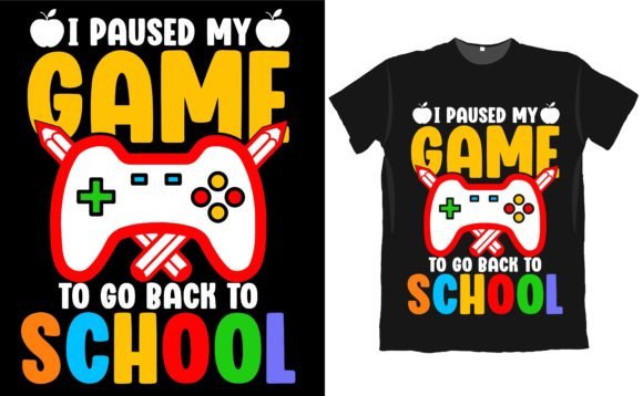 Back to School Kids Gamer T Shirt Design: A Fun and Functional Choice