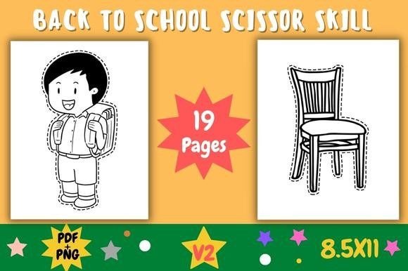 Back to School Scissor Skill - V2: A Fun and Educational Tool for Young Learners