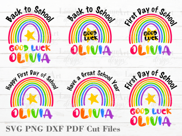 First Day of Back to School Rainbow