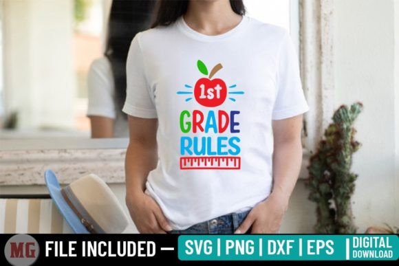 First Grade Rules- Back to School SVG