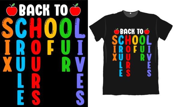 Funny Back to School Kids T Shirt Design