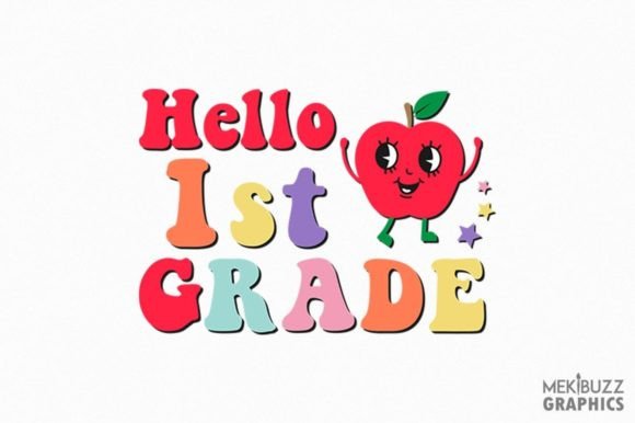 Hello 1st Grade Back to School PNG Clip: A Strategic Tool for Creative and Business Use