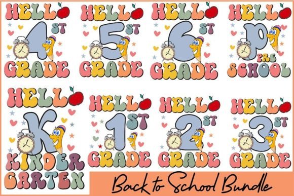 Hello Back to School Bundle: A Digital Crafting Resource