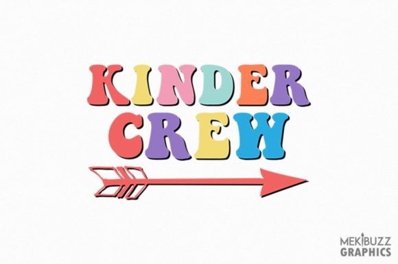 Kinder Crew Back to School PNG Clipart