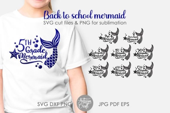 Mermaid Tail SVG, Back to School SVG: Creative Designs for Every Occasion